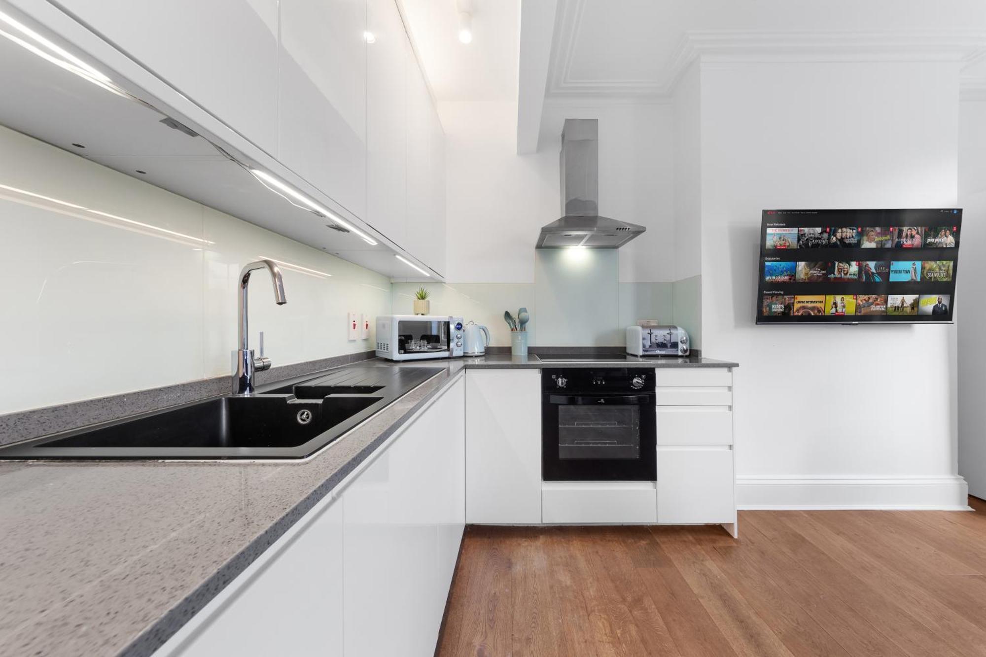 Appartement Luxury 4 Bedroom Flat With Stunning Shard View From Terrace In London! Next To Station, Sleeps 9 *